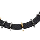 FENDI フェンディ ネックレス チョーカー レザー ブラック アクセサリー H9120