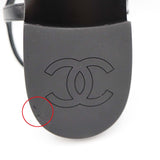 未使用品 CHANEL シャネル ココマーク ラインストーン サンダル G39932 サイズ38 25cm レディース 23k418-9