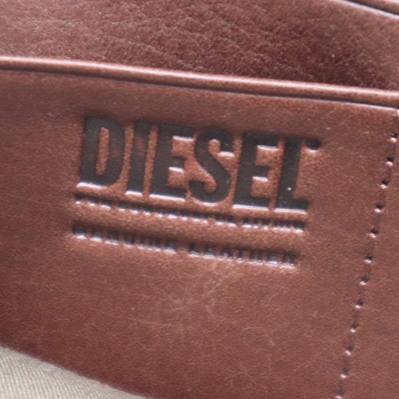 DIESEL ディーゼル 長財布 レザー ブラウン系 財布 総柄 小物 H20462