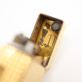 dunhill ダンヒル ガスライター スクエア型 ゴールドカラー 喫煙具 着火未確認 ケース有 M990
