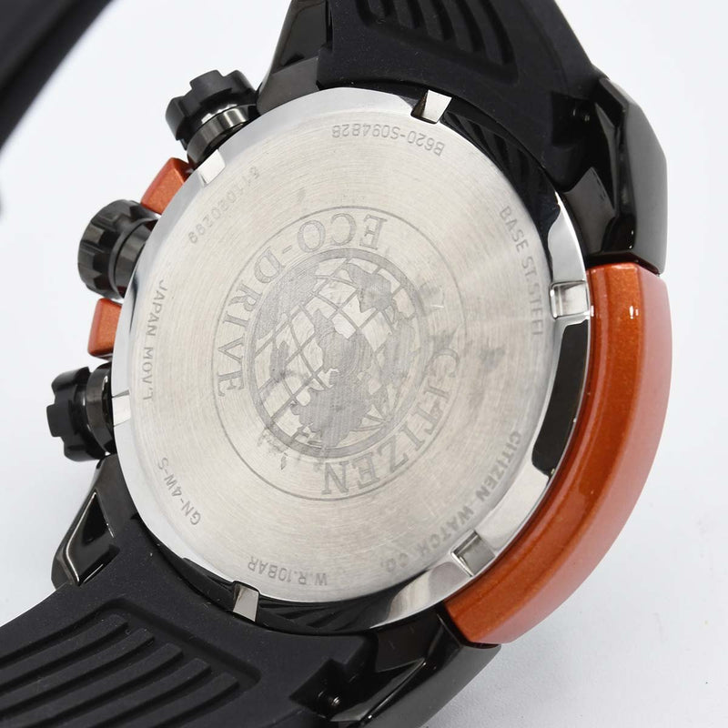 腕時計 稼働 CITIZEN シチズン B620-S094828 CA4154-07E タキシメーター エコドライブ クロノグラフ 黒文字盤  箱有 25k459-3
