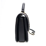 CHANEL シャネル トレンディCC ラムスキン 2WAY ハンドバッグ マトラッセ ショルダーバッグ ブラック 袋あり H14874