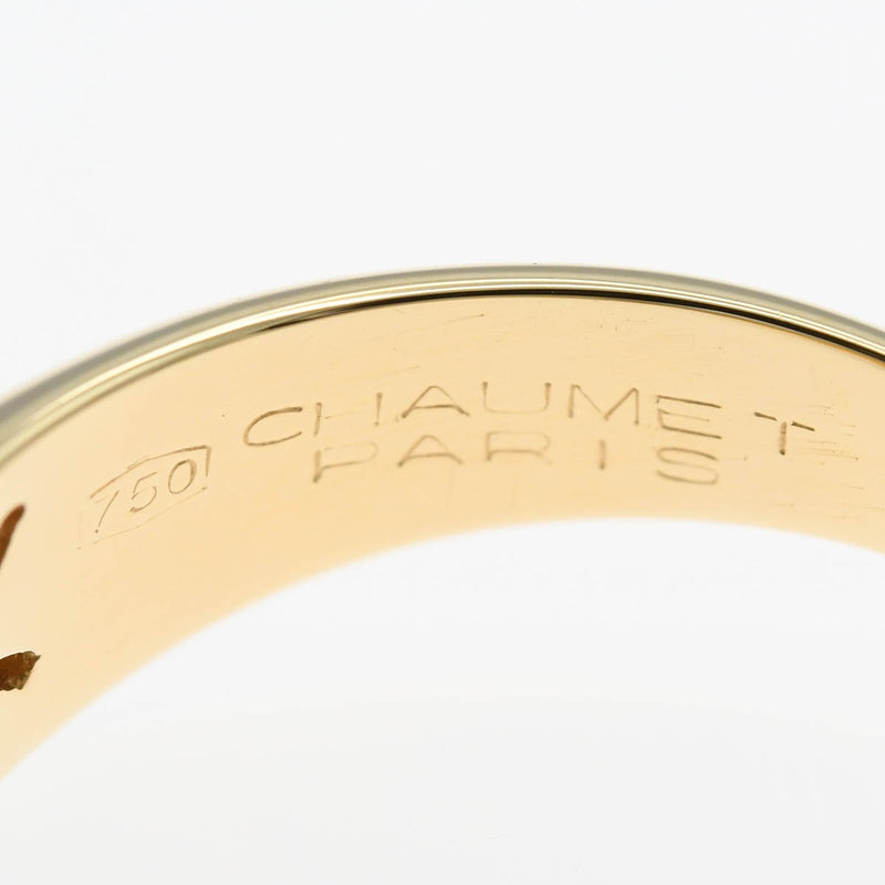 仕上済 CHAUMET ショーメ ヴェニスリング ダイヤ 指輪 750 D入り 約14.5号 約6.9g ジュエリー アクセサリー 箱有 H9463