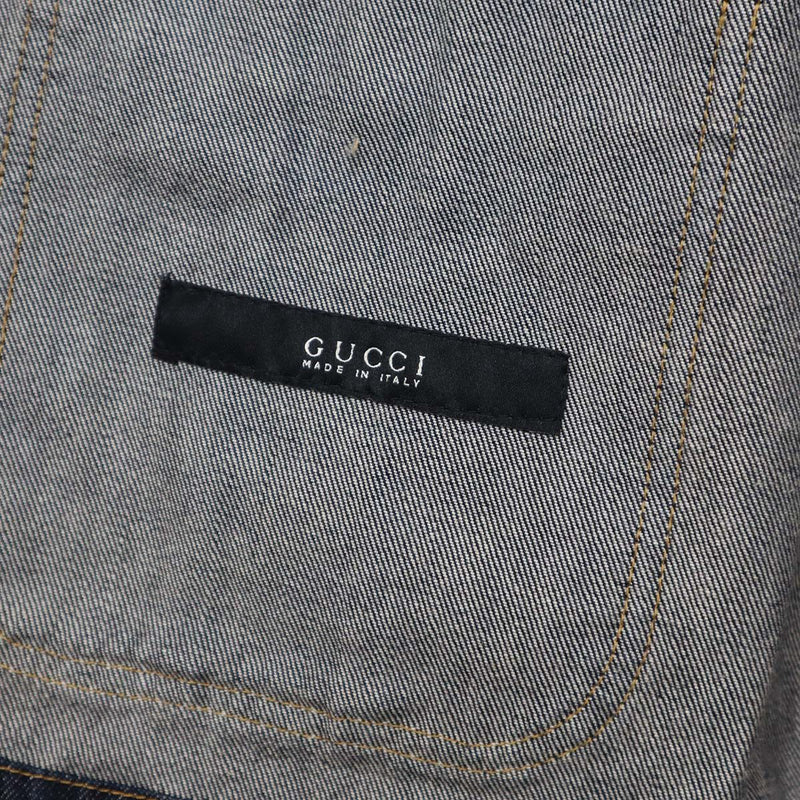 GUCCI グッチ デニムジャケット サイズ52 メンズ アウター 服 長袖  yo1234