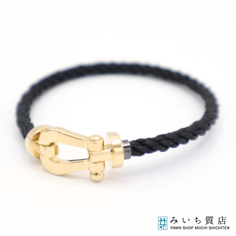 仕上げ済 FRED フレッド ブレスレット フォース10 MM ゴールド 750 約10.6g  アクセサリー H14967