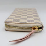 LOUIS VUITTON LV ルイヴィトン 財布 N61264 アズールダミエ ポルトフォイユ・クレマンス 長財布 箱袋 H23126