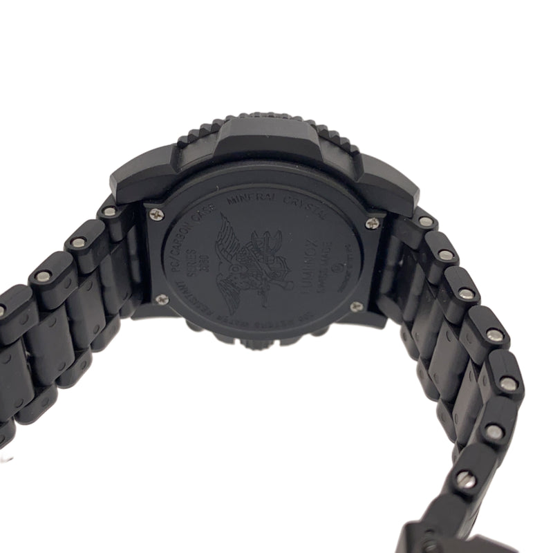 腕時計 訳あり 稼働 LUMINOX ルミノックス 3080 クォーツ メンズ 黒色文字盤 箱有 21k216-2