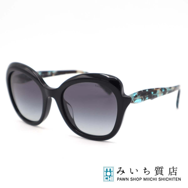 TIFFANY&Co. ティファニー サングラス TF4154-F 82643C ブラック レディース 度なし ケース・箱有 ko231