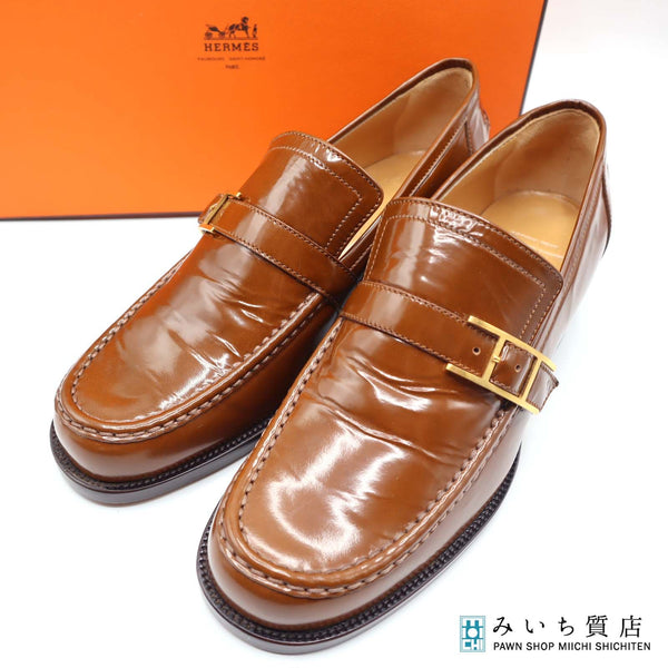 HERMES エルメス ローファー サイズ36 23cm ブラウン Sマーク レディース 靴 箱有 M4232