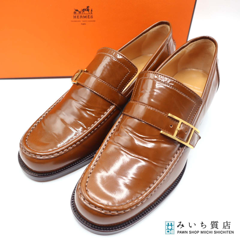 HERMES エルメス ローファー サイズ36 23cm ブラウン Sマーク レディース 靴 箱有 M4232