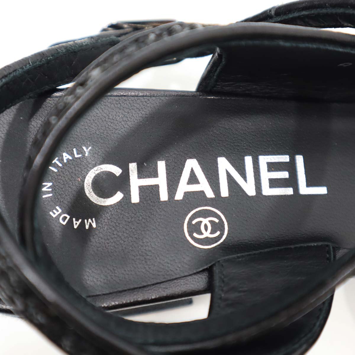 シャネル CHANEL パンプス ココマーク ブラック 36C サイズ 23.0