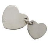 TIFFANY&Co. ティファニー ペンダントトップ ダブルハート タグ アクセサリー SV925 シルバー 9.9g H20792