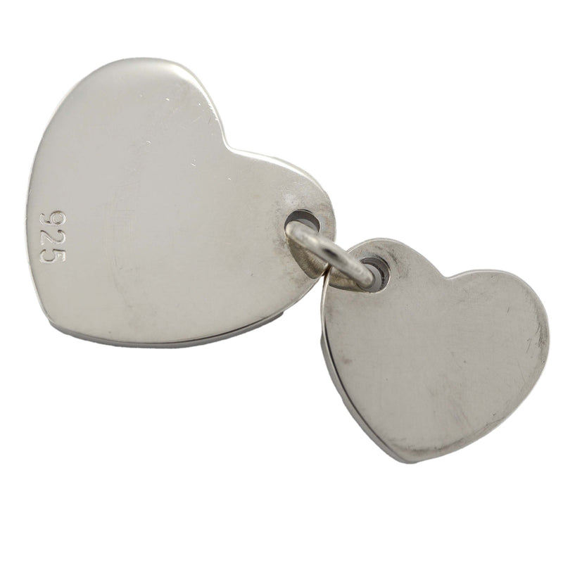 TIFFANY&Co. ティファニー ペンダントトップ ダブルハート タグ アクセサリー SV925 シルバー 9.9g H20792