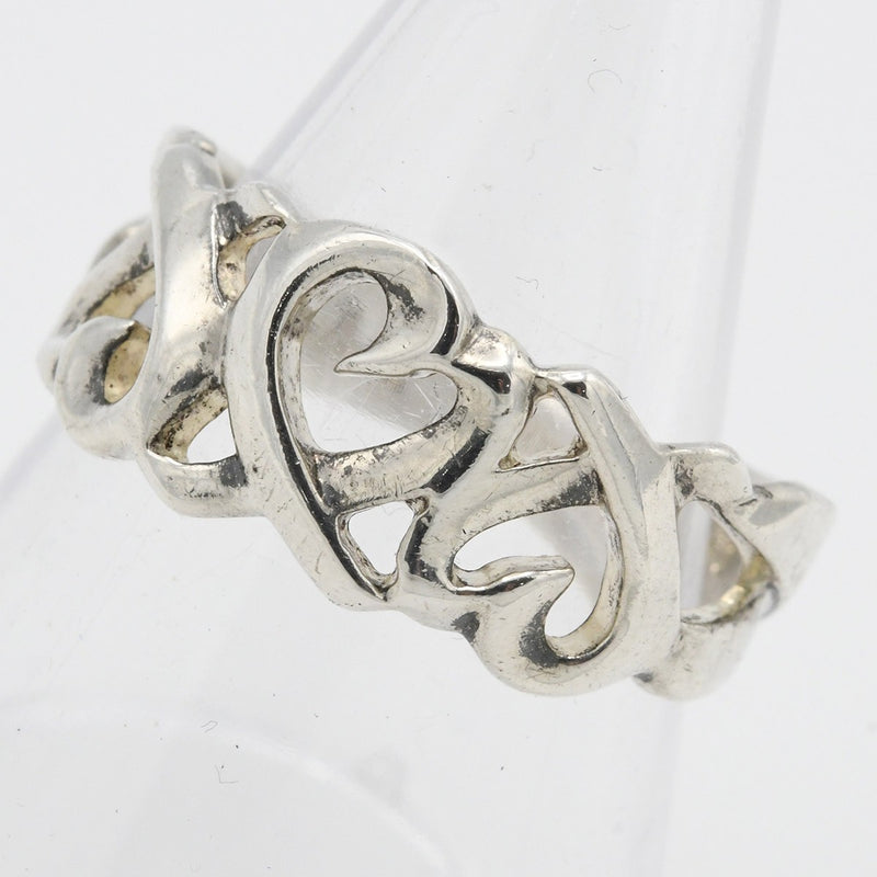 TIFFANY＆Co. ティファニー トリプル ラビングハート 指輪 リング 925 シルバー 約11.5号 約3.1g アクセサリー レディース H20664