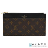 LOUIS VUITTON LV ルイヴィトン 財布 カードケース M80348 スリム パース モノグラム ブラウン H22258