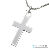 Christian Dior ディオール ネックレス クロス Dロゴ 約7.1g シルバーカラー アクセサリー H20448