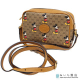 GUCCI グッチ ミッキー ショルダーバッグ 602536 GGスプリーム ディズニーコラボ バッグ ブラウン M3832