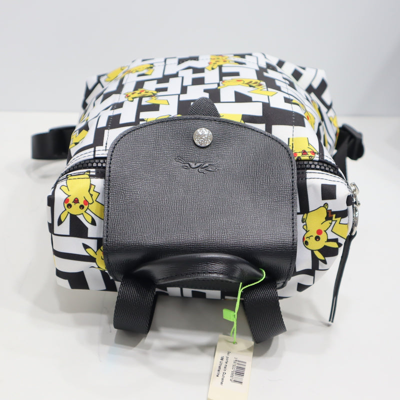 未使用 LONGCHAMP ロンシャン ルプリアージュコレクション ピカチュウ ポケモンコラボ バックパック リュックサック eco1364