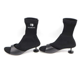 未使用品 BALENCIAGA バレンシアガ Sock booties ソックスニットミュール 722298W2LM11090 ブラック サイズ36 24㎝ 25k377-3