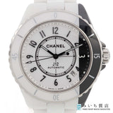 稼働 腕時計 CHANEL シャネル J12 パラドックス H6515 自動巻き ホワイト×ブラック セラミック 箱ギャラ取説 J5
