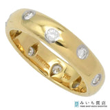 仕上済 TIFFANY＆Co. ティファニー ドッツリング 指輪 750 PT950 約4.4g 約7号 ◆ H23841
