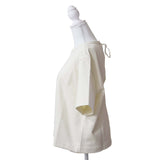 JIL SANDER NAVY ジルサンダー ネイビー トップス カットソー スウェット KKJNKM0004 白 Mサイズ 服 25k943-5