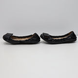 PRADA プラダ バレエシューズ 35 1/2 22.5cm ブラック フラットシューズ レディース 箱有 30k571-7