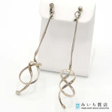 GEORG JENSEN ジョージジェンセン ピアス フォーゲットミーノット 約4.7g シルバー 925 アクセサリー レディース 箱有 M894