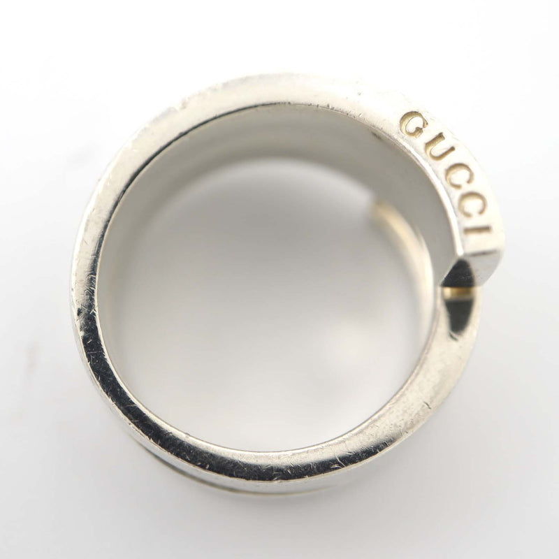 GUCCI グッチ リング Gロゴ スネーク 15号 シルバー925 約11.3g アクセサリー yo405