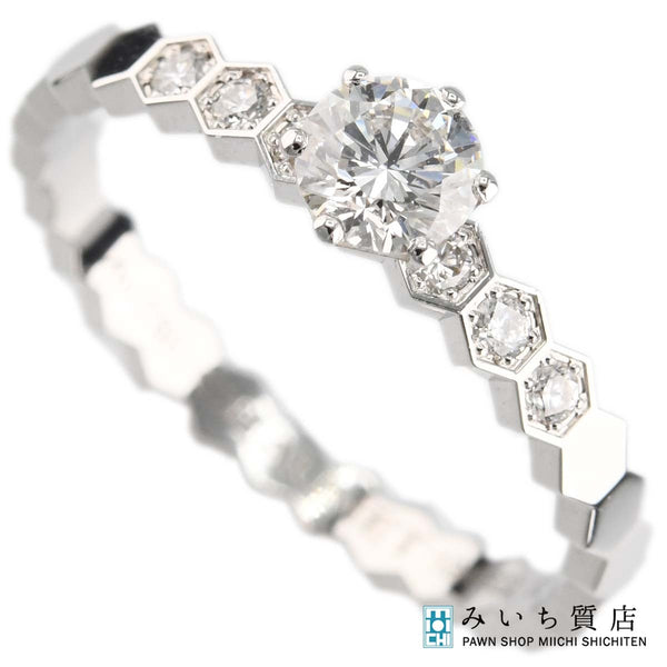 仕上済 CHAUMET ショーメ リング ビーマイラブ #52 11.5号 750 D 2.2g ジュエリー 箱有 H10953