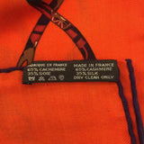 HERMES エルメス スカーフ カレジェアン140 Kelly en Caleche ケリーの馬車 カシシル カシミヤ/シルク レッドカラー 服飾小物 H16959
