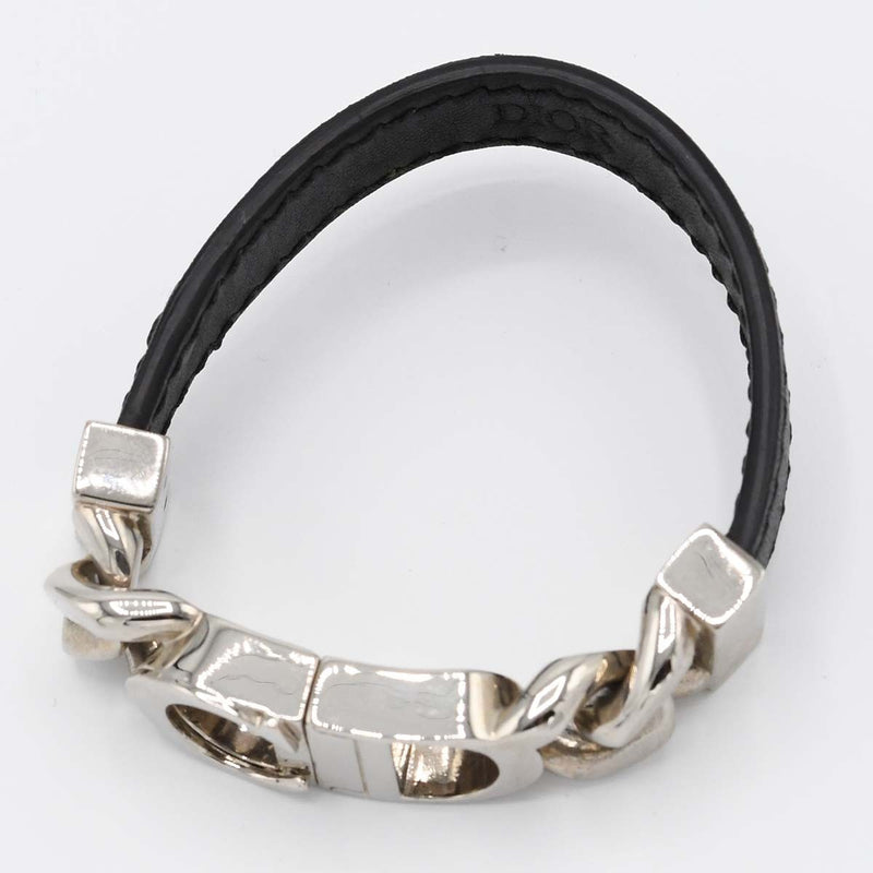 Christian Dior ディオール ブレスレット ブレス CDロゴ アクセサリー ブラック×シルバー色 メンズ 箱有 H18907