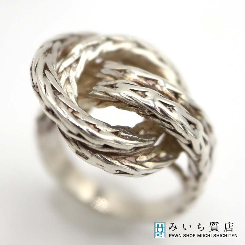 希少 HERMES エルメス ヴァンドーム リング 7.5号 SV925 7g アクセサリー H4836