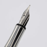 CARAN dACHE カランダッシュ K18 750 万年筆 F ウッド×メタルシルバー 文房具 筆記未確認 CARAN dACHE カランダッシュ