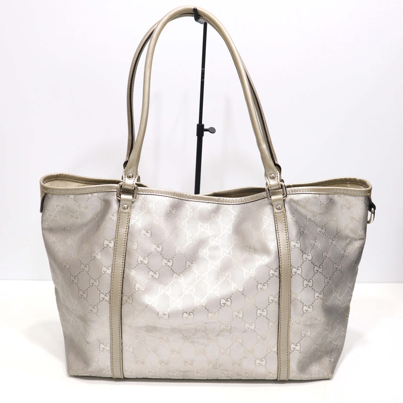 GUCCI グッチ トートバッグ 197953 GG シルバー ハンドバッグ レディース M3818