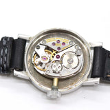 稼働 腕時計 LONGINES ロンジン 17 5601 手巻き ラウンド シルバー色文字盤 ベルト尾錠社外品 H1284