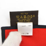 LOUIS VUITTON ルイヴィトン バンドー トランク ナロー M73964 シルク100％ スカーフ ベージュ/レッド モノグラム 箱あり 25k803-4