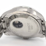 腕時計 稼働 TISSOT ティソ T035627 クチュリエ クロノグラフ 自動巻き 白色文字盤 21k199-1