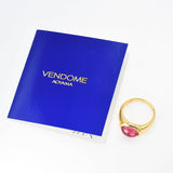 仕上済 Vendome Aoyama ヴァンドーム青山 ピンクトルマリン リング 指輪 3.25ct K18 約11号 約6.3g ジュエリー eco1701