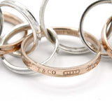 TIFFANY&Co. ティファニー インターロッキング サークル ブレスレット 925/メタル 約30.3g アクセサリー M4143