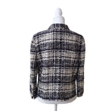 CHANEL シャネル ジャケット P28238 42 ホワイト ブラック レディース アウター 服 H20427