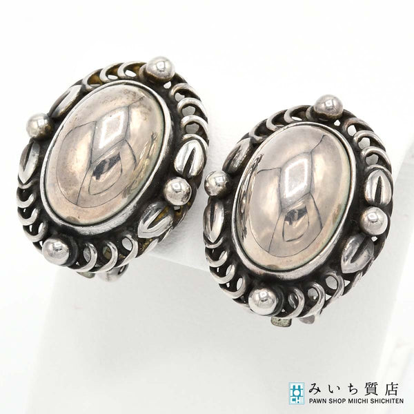 GEORG JENSEN ジョージジェンセン イヤリング ヘリテージ 1995 シルバー 925 約17g アクセサリー レディース 箱有 H8233-4