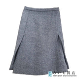 PRADA プラダ スカート ウール サイズ40 グレー レディース H20175