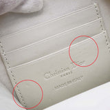Christian Dior ディオール レディディオール カナージュ フォンホルダー スマホケース スタースタッズ ホワイト系 保管袋 gen117