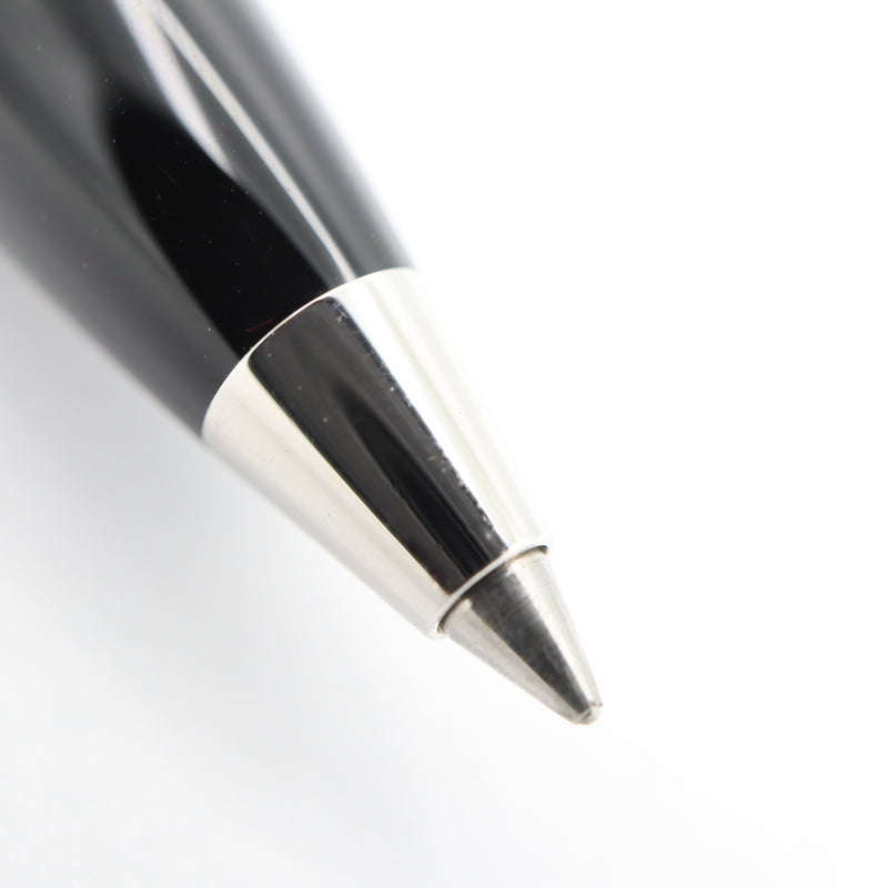 MONTBLANC モンブラン ボールペン BOHEME ボエム キャップ式 筆記用具 シルバー色×ブラック 筆記未確認 H19974