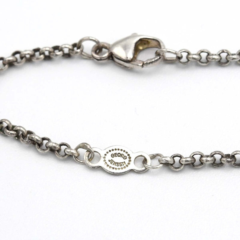 ジョージジェンセン GEORG JENSEN ハートバイハート ネックレス 1998 シルバー925 ペンダント 12.3g 箱有 H8233-7