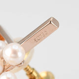 仕上げ済 TASAKI タサキ イヤリング アブストラクト スター SG750 パール 6.5g アクセサリー箱有 d188