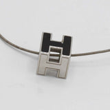 HERMES エルメス Hキューブ ネックレス カージュドアッシュ ブラック アクセサリー 箱 H13827