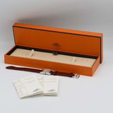 腕時計 稼働 HERMES エルメス HH1.230.271 Hウォッチ ベゼルダイヤ 2025.4電池交換 箱・保有 H17860