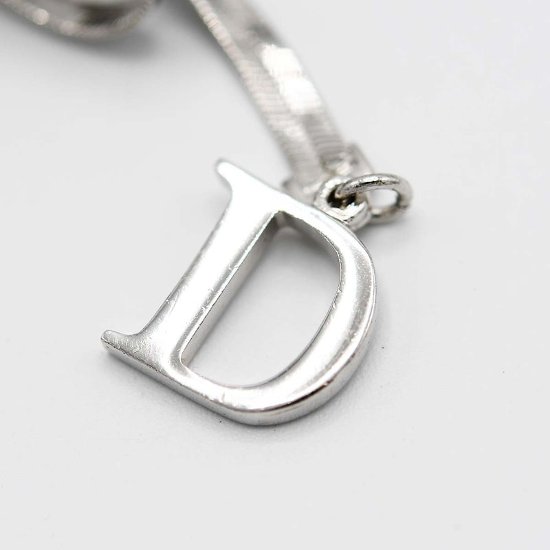 Christian Dior ディオール ブレスレット ブレス リボン CDロゴ シルバーカラー アクセサリー レディース M1688